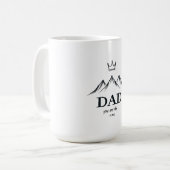 "Papa, jij bent de koning" Aangepaste Mok (Voorkant links)