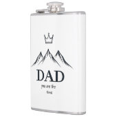 "Papa, jij bent de koning" Custom Flask Heupfles (Links)