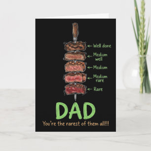Papa, jij bent de zeldzaamste van allemaal, leuke kaart