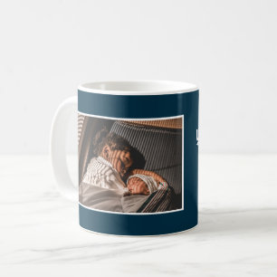 Papa, jij bent een held Vaderdag familiefoto  Koffiemok
