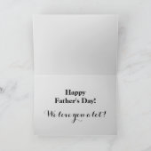 Papa, jij bent mijn held Vaderdag Kaart (Binnen)