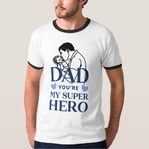Papa, jij bent mijn superheld T-shirt