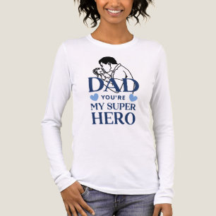 Papa, jij bent mijn superheld T-shirt
