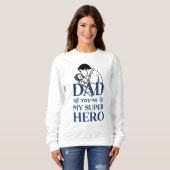 Papa, jij bent mijn superheld T-shirt (Voorkant volledig)