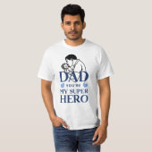 Papa, jij bent mijn superheld t-shirt (Voorkant volledig)