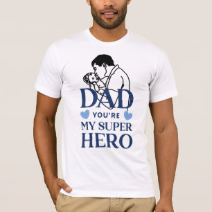 Papa, jij bent mijn superheld t-shirt