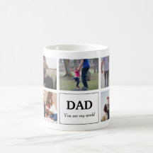 Papa, jij bent mijn wereld Foto Collage