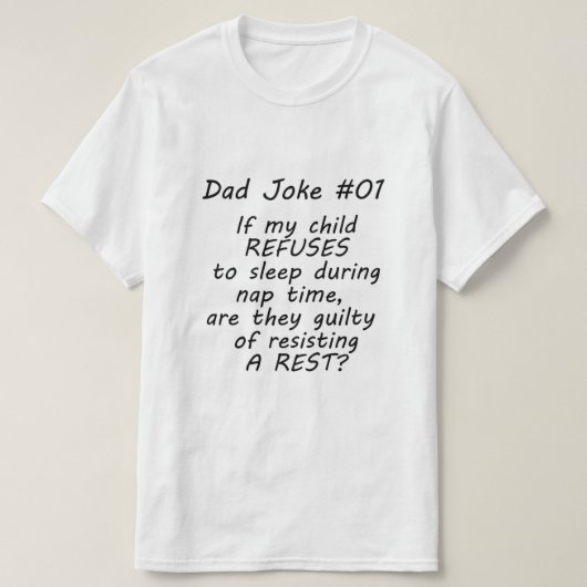 Papa Joke #01 (A) T-shirt (Design voorkant)