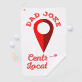Papa Joke centrale locatie Golfhanddoek (Insitu)