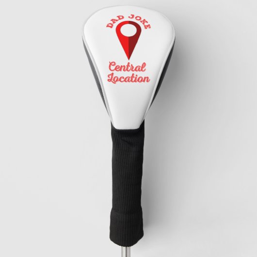 Papa Joke centrale locatie Golfheadcover (Voorkant)