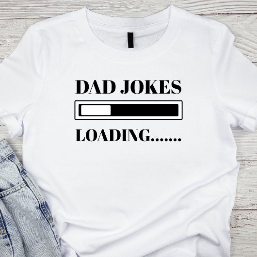 Papa Joke Grappig Papa Joke Laden Vaders Dag T-shirt