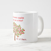 Papa Joke: Hoeveel appels groeien op een boom? Grote Koffiekop (Voorkant rechts)