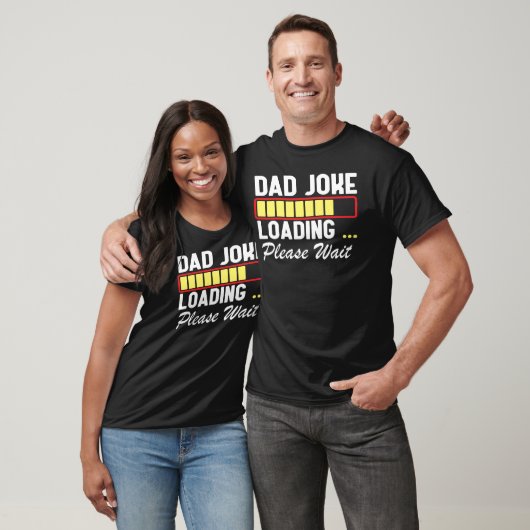 Papa Joke Laden Alsjeblieft Wacht, Grappige Vaderd T-shirt (Unisex)