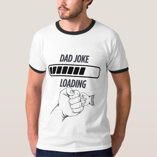 Papa Joke Laden T-shirt - Grappig Vaderdag cadeau (Voorkant)
