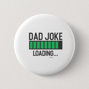 Papa Joke Loading.. Ronde Button 5,7 Cm