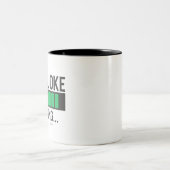 Papa Joke Loading.. Tweekleurige Koffiemok (Center)