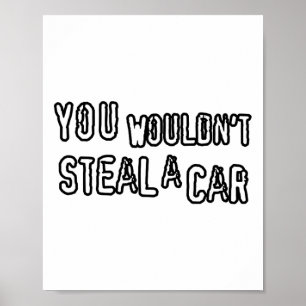 Papa Joke Movie Pirate je zou geen auto stelen. Poster