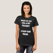 Papa Joke over Psychic Pun T-shirt (Voorkant volledig)