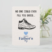 Papa Jokes & Fresh Kicks: De perfecte Vaderdag Kaart (Staand voorkant)