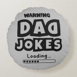 Papa Jokes laden voor Vaderdag Rond Kussen