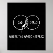 Papa Jokes waar de Magic gebeurt Poster (Voorkant)