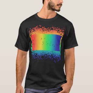 Papa Jokes zijn Rad Jokes Regenboog Vaderdag Pun T-shirt