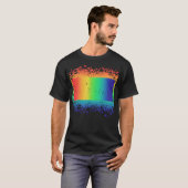 Papa Jokes zijn Rad Jokes | Regenboog Vaderdag Pun T-shirt (Voorkant volledig)