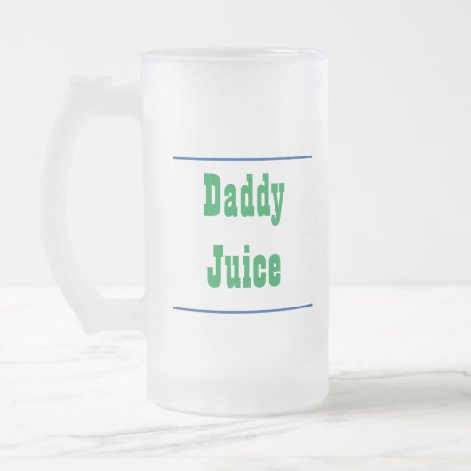 Papa Juice Frosted Glass Mok (Links)