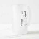Papa Juice | Glas Matglas Bierpul (Voorkant rechts)