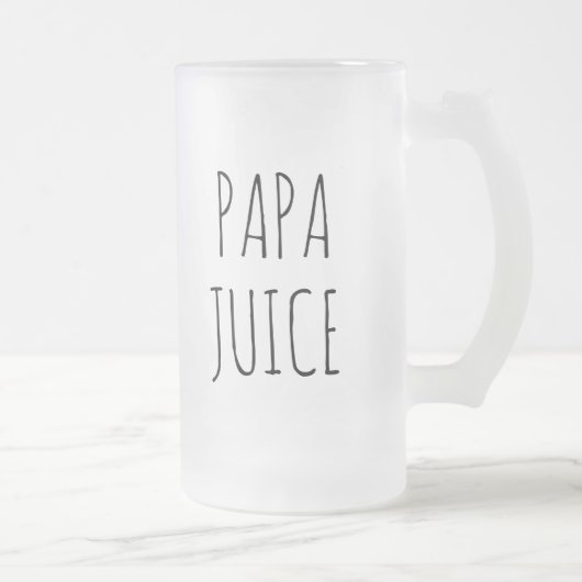 Papa Juice | Glas Matglas Bierpul (Rechts)