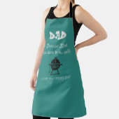 Papa kan beter koken dan mama groen schort (Insitu)