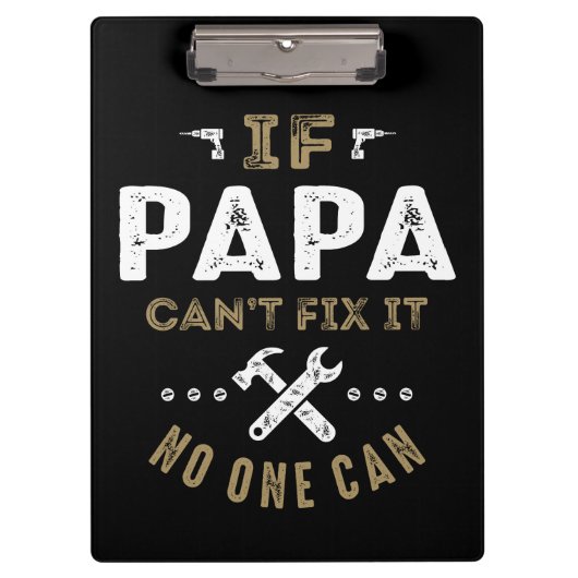 Papa kan het oplossen klembord (Voorkant)