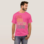 Papa Kapitein Boot T-shirt (Voorkant volledig)