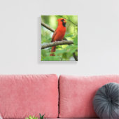 Papa Kardinaal Zingt! Canvas Afdruk (Insitu (Woonkamer))