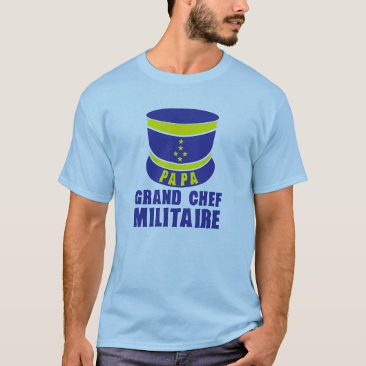 Papa_kepi_chef_militair_1 T-shirt (Voorkant)