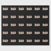 Papa Kerstboom Taart Matching Family Holiday Cadeaupapier (Vlak)