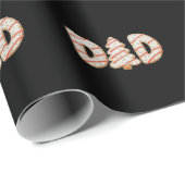 Papa Kerstboom Taart Matching Family Holiday Cadeaupapier (Rol Hoek)