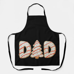 Papa Kerstboom Taart Matching Family Holiday Schort