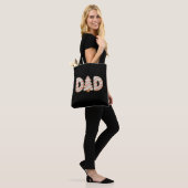 Papa Kerstboom Taart Matching Family Holiday Tote Bag (Op model)