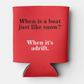 Papa, kerstgrap blikjeskoeler (Voorkant)