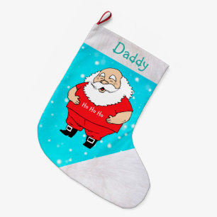 Papa kerststal/kerstman grote kerstsok