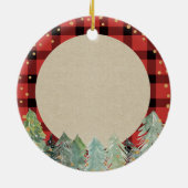 Papa kerstversiering keramisch ornament (Achterkant)