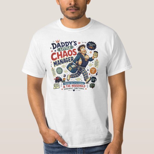 Papa - Kies je maat  T-shirt (Voorkant)