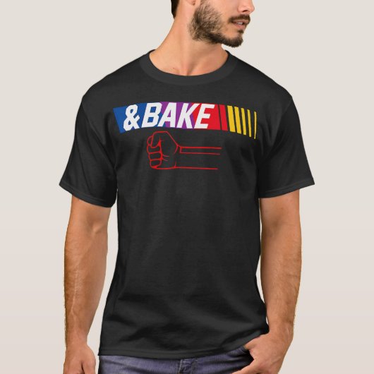 Papa Kind bijpassende shake en bake T-shirt (Voorkant)