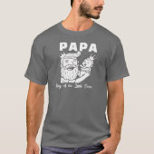 Papa King of the Little Ones, Dad & Baby  T-shirt (Voorkant)
