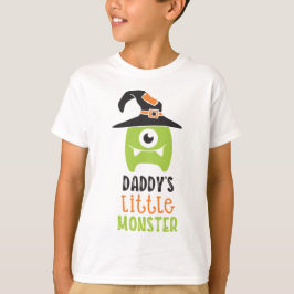 Papa Klein Monster Wit T-shirt