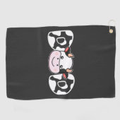 Papa Koe Koe afdrukken Vaderdag Golfhanddoek (Horizontaal)