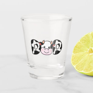 Papa Koeienprint Koeienpatroon Vaderdag Shot Glas