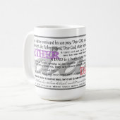 Papa Koffie-Mok met offertes Koffiemok (Voorkant links)