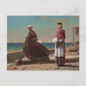 Papa komt Winslow Homer Fine Art halen Briefkaart (Voorkant)